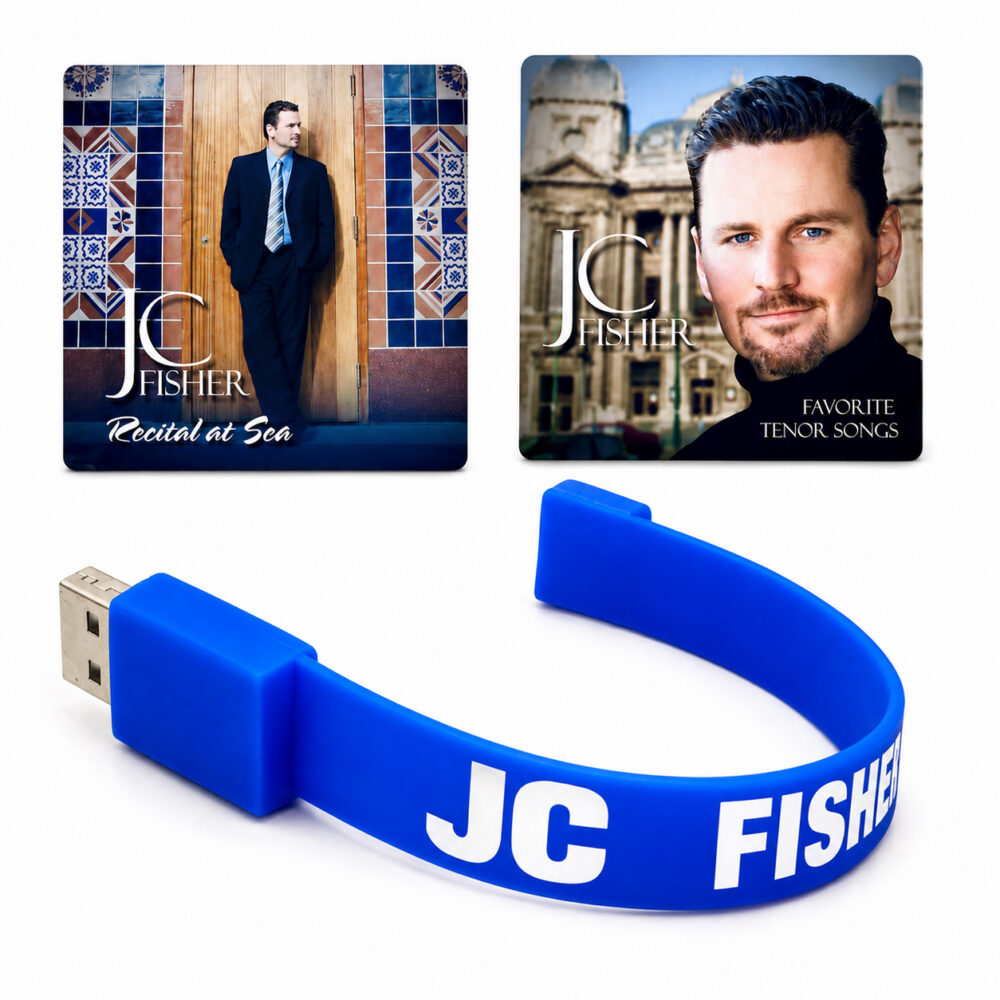 JC Fisher – Recital at Sea and Favorite Tenor Songs – USB WRISTBAND